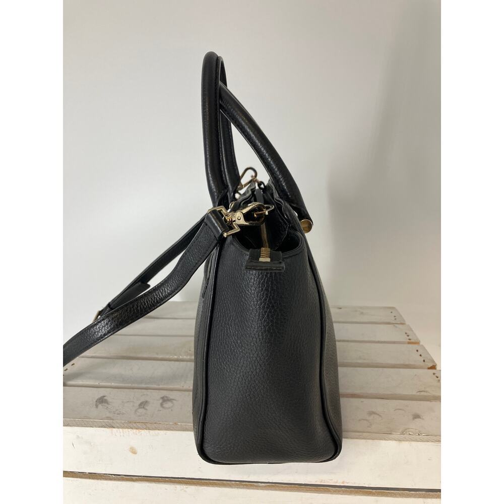 KATE SPADE BLACK PEBBLED LEATHER WOMENS MEDIUM CROSSBODY BAG - Picture 4 of 16